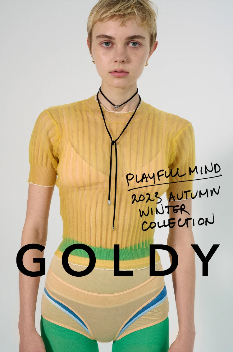 GOLDY Play full mino 2023 Autumn Winter Collection